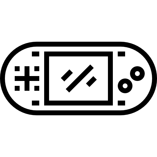 consola de juego Detailed Straight Lineal icono