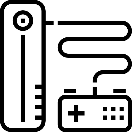 consola de juego Detailed Straight Lineal icono