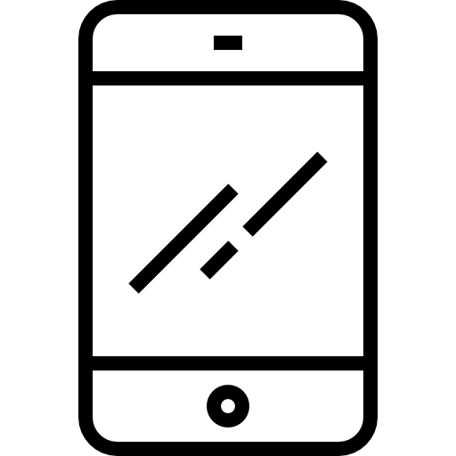tableta Detailed Straight Lineal icono