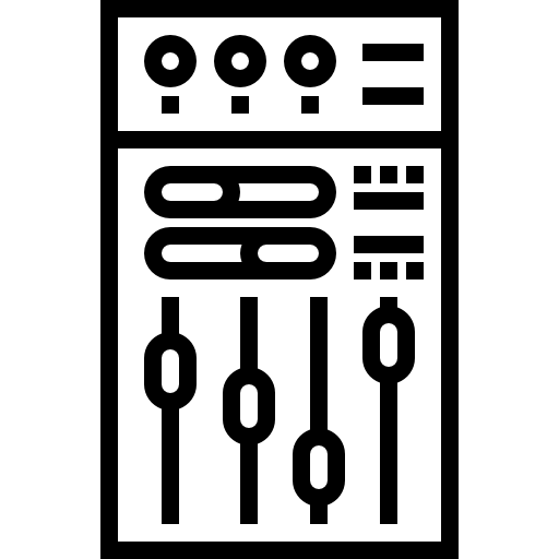 mikser Detailed Straight Lineal ikona