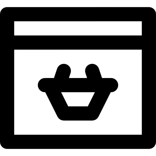 Online store Basic Rounded Lineal icon