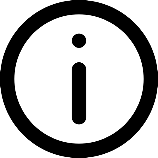 informazioni Basic Rounded Lineal icona