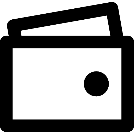 portafoglio Basic Rounded Lineal icona