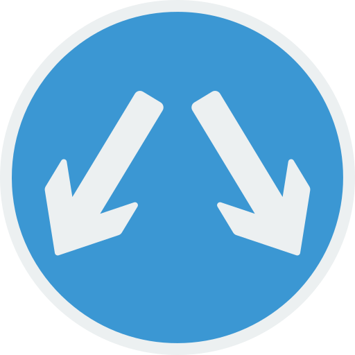 direzione Basic Miscellany Flat icona