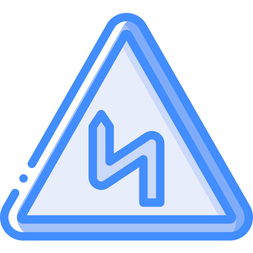 Curve Basic Miscellany Blue icon