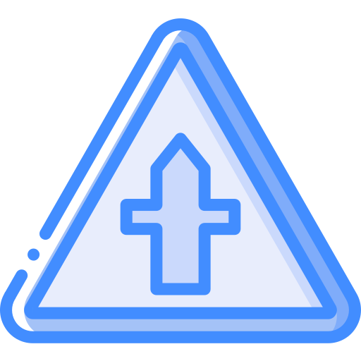 kreuzung Basic Miscellany Blue icon