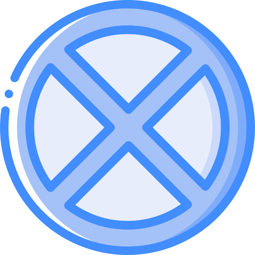 No stopping Basic Miscellany Blue icon