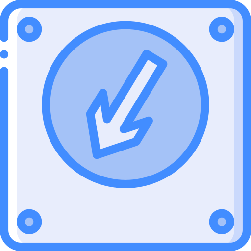方向 Basic Miscellany Blue icon