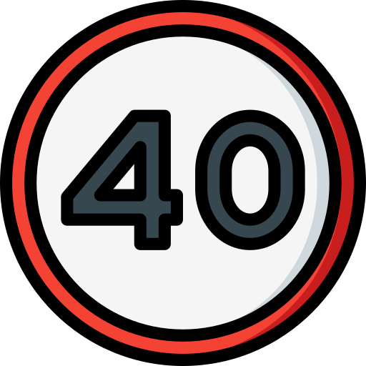 Speed limit Basic Miscellany Lineal Color icon
