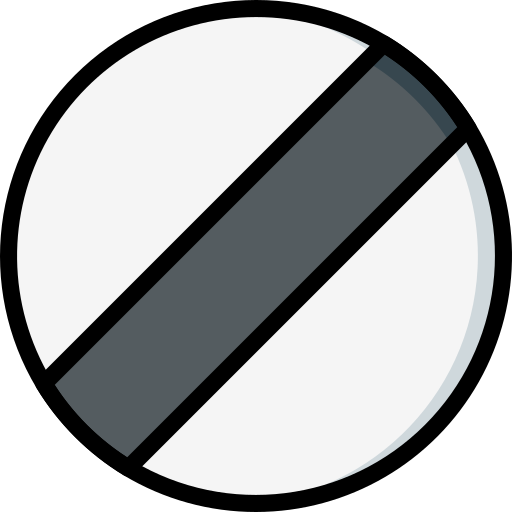 Límite de velocidad Basic Miscellany Lineal Color icono