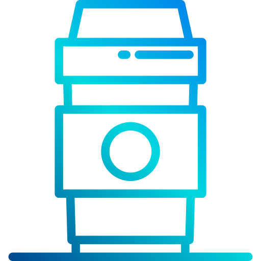 커피 xnimrodx Lineal Gradient icon