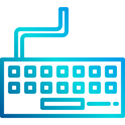 キーボード xnimrodx Lineal Gradient icon