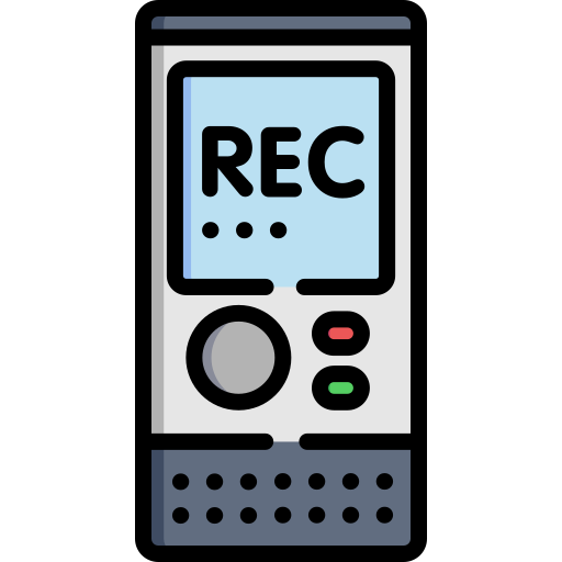 Voice recorder Special Lineal color icon