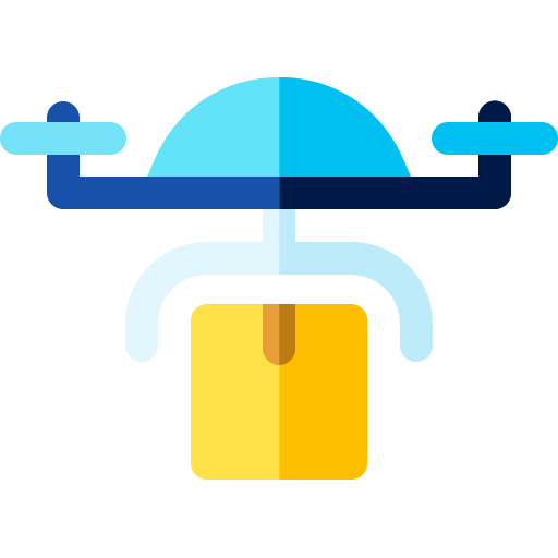 Drone Basic Rounded Flat icon