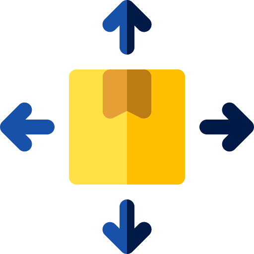 Distribution Basic Rounded Flat icon