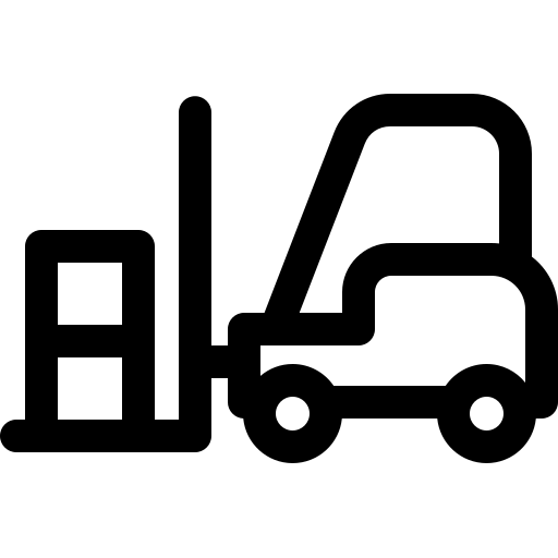 Carretilla Basic Rounded Lineal icono