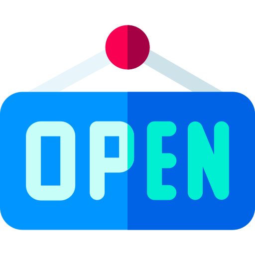 open Basic Rounded Flat icoon