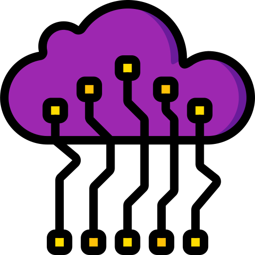 computación en la nube Basic Miscellany Lineal Color icono