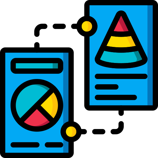 Analytics Basic Miscellany Lineal Color icon