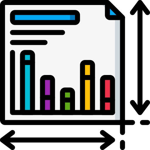 Analytics Basic Miscellany Lineal Color icon