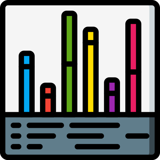 Analytics Basic Miscellany Lineal Color icon