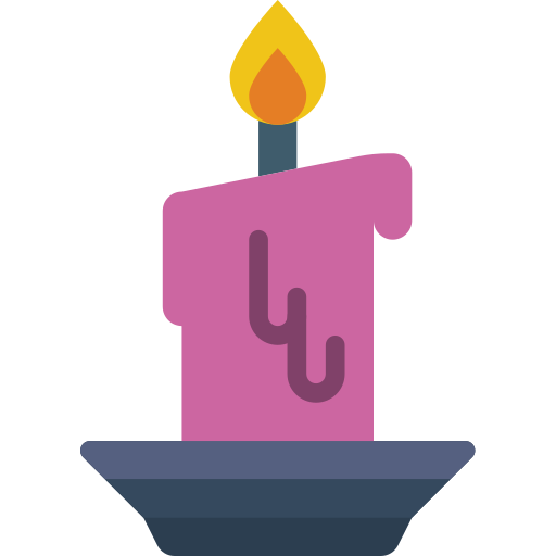 Candle Basic Miscellany Flat icon