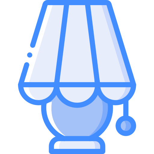 Lamp Basic Miscellany Blue icon