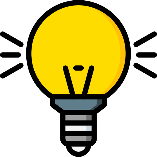 Light bulb Basic Miscellany Lineal Color icon