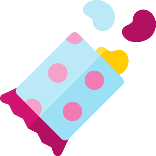Jelly beans Basic Rounded Flat icon
