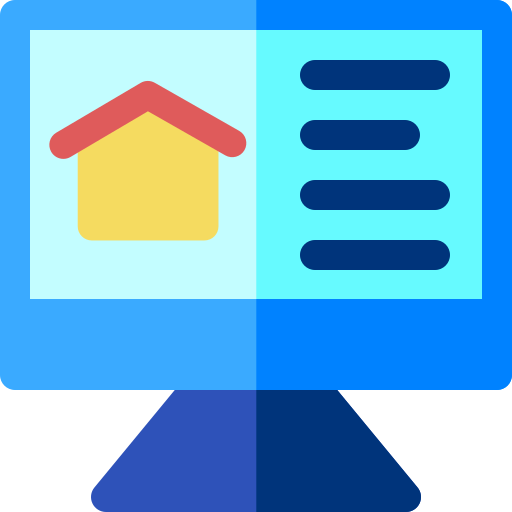 Smart home Basic Rounded Flat icon