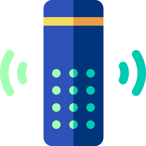 asystent głosowy Basic Rounded Flat ikona