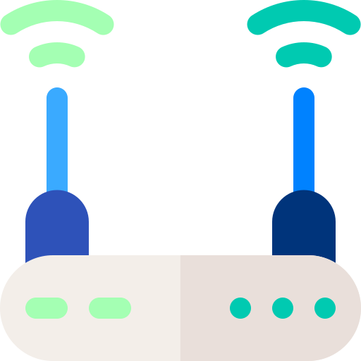 Wifi Basic Rounded Flat icono