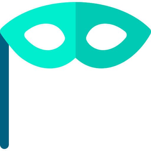 máscara Basic Rounded Flat icono