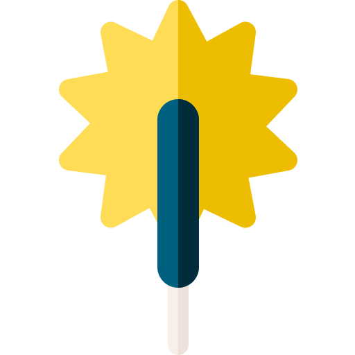 Sparkler Basic Rounded Flat icon
