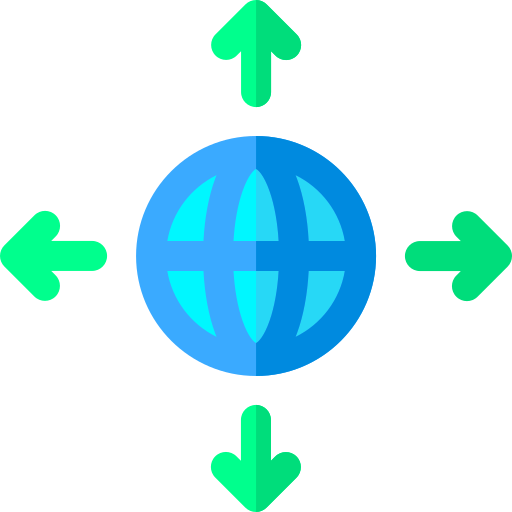 Global Basic Rounded Flat icono