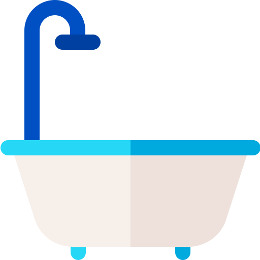 Bañera Basic Rounded Flat icono