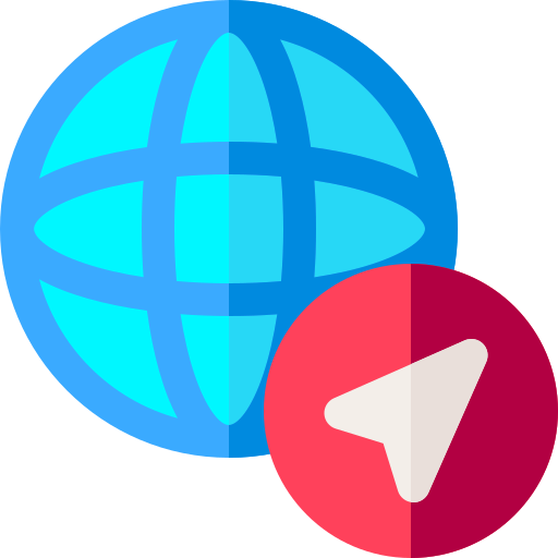 Global Basic Rounded Flat icono