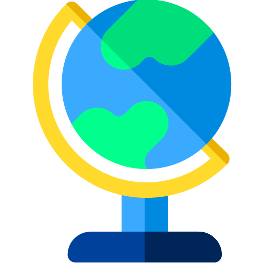 Globe Basic Rounded Flat icon