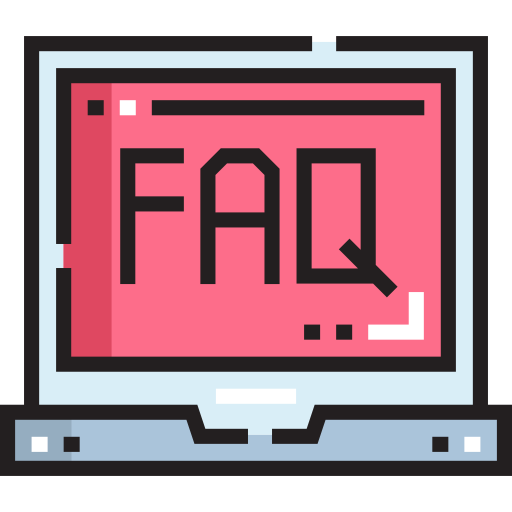 faq Detailed Straight Lineal color icon