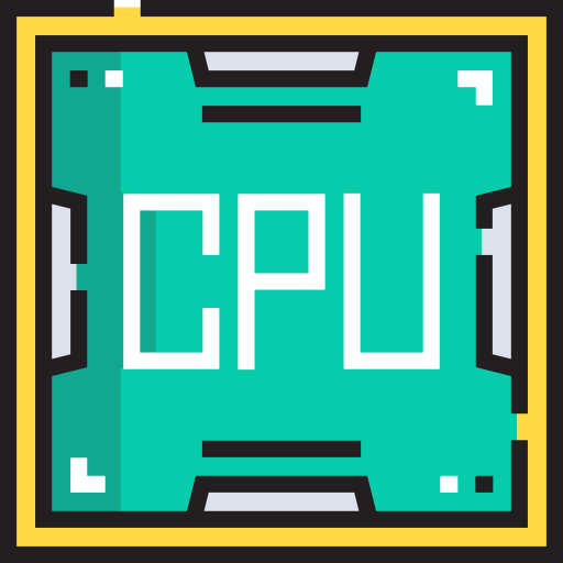 cpu Detailed Straight Lineal color icon