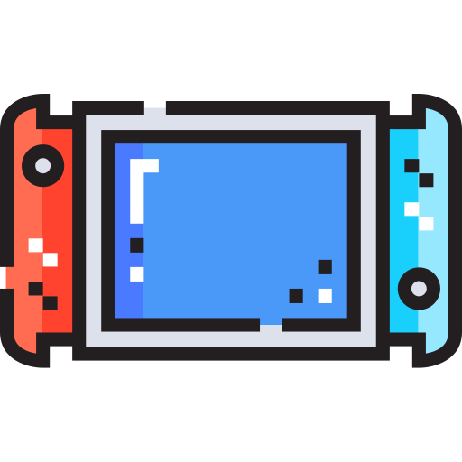 nintendo-schalter Detailed Straight Lineal color icon