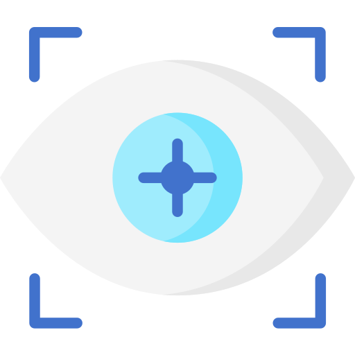 oog Special Flat icoon