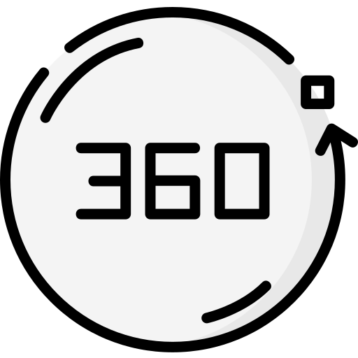 360도 Special Lineal color icon