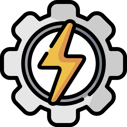 Electric gear Special Lineal color icon
