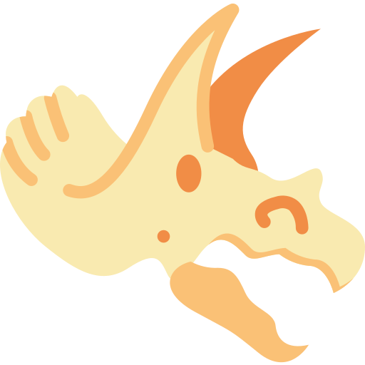 triceratopo Basic Miscellany Flat icona