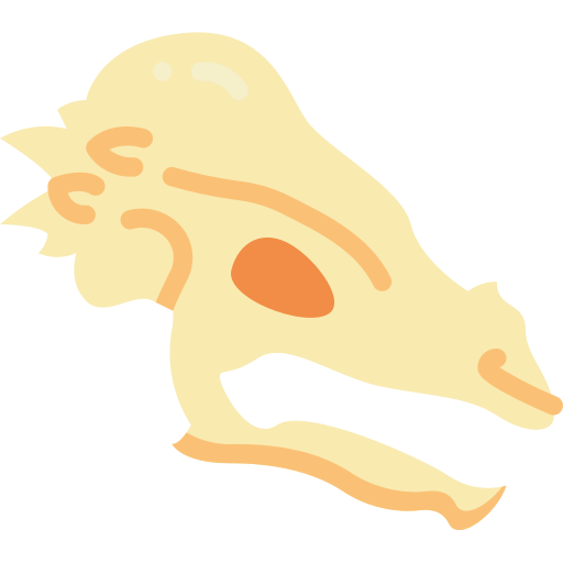 Pachycephalosaurus Basic Miscellany Flat icono