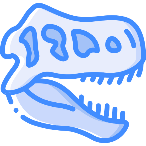 tyranozaur rex Basic Miscellany Blue ikona
