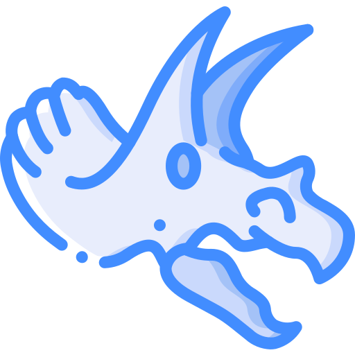 Triceratops Basic Miscellany Blue icon