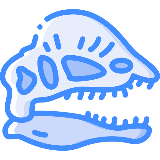 Dilophosaurus Basic Miscellany Blue icon