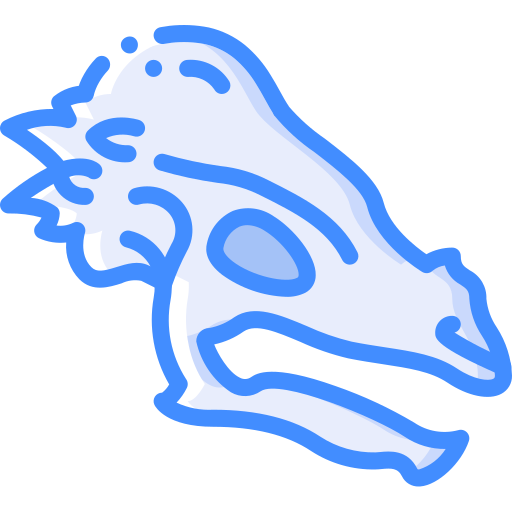 Pachycephalosaurus Basic Miscellany Blue icon